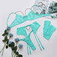 Alias Sensual Lingerie Lace Bra With Chain 4-Piece Transparent Underwear For Whore Sexy Erotic Luxury Outfits Brief Sets